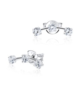 Orion's Belt CZ Silver Stud Earring STS-2649